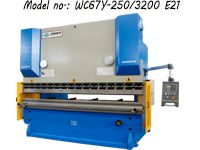 ZDP-25032 (WC67Y-250/3200) Hydraulic Press Brake / Metal Bending Machine Press Brake