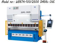 DA56s CNC Press Brake ZDPE-10025 (WE67K-100/2500)