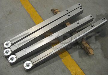 front plate support arm with ruler