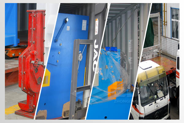 shearing machine loading 