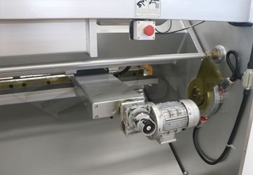 back gauge of shearing machine